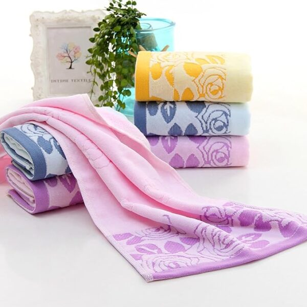 Rose Embossed Luxury Bathing Towel