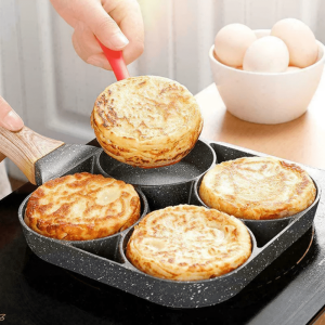 4 Holes Non-stick Frying Pot Pan