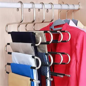 5 layers Stainless Steel Clothes Hangers