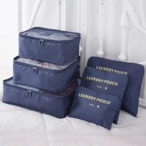 6pcs Set Travel Bag Luggage Organizer