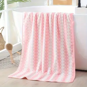 Diamond Patterned Soft Bathing Towel