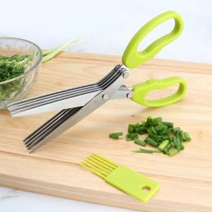 Multi-Functional Stainless Steel Five Blade Kitchen Scissor